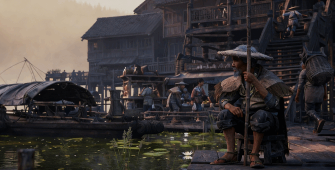 [建筑景观] 亚洲小岛村落水乡城市建筑环境场景3D模型合集(图4)