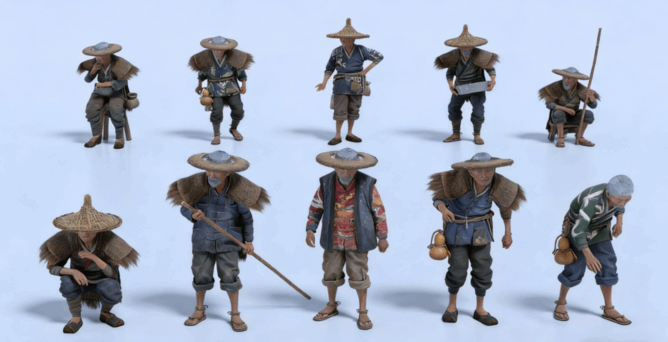 [建筑景观] 亚洲小岛村落水乡城市建筑环境场景3D模型合集(图5)