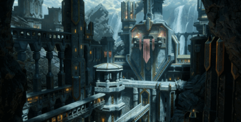 [建筑景观] 钢铁熔炉矮人国度建筑场景3D模型合集(图2)