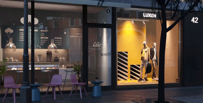 [建筑景观] 商店商场零售店相关建筑景观场景3D模型(图2)