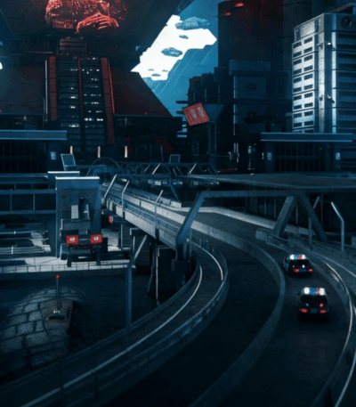 [建筑景观] 2055未来派乌托邦城市与建筑场景3D模型合集(图1)