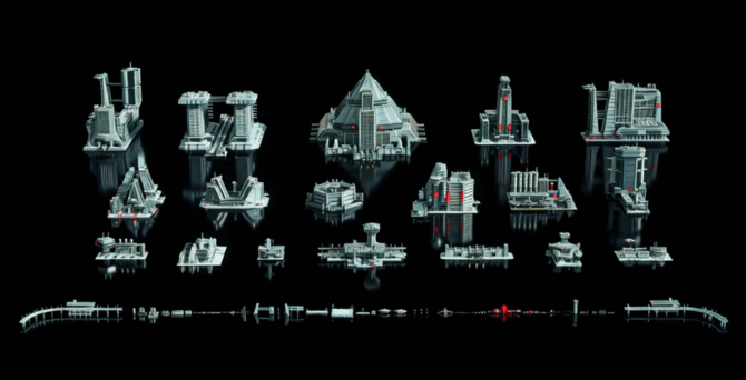 [建筑景观] 2055未来派乌托邦城市与建筑场景3D模型合集(图4)