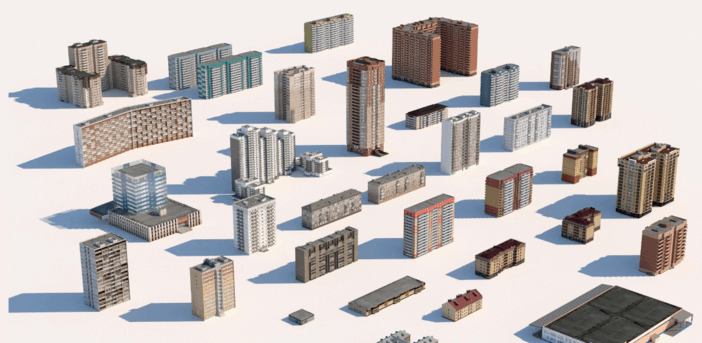 [建筑景观] 30组俄罗斯建筑群环境场景3D模型合集(图2)