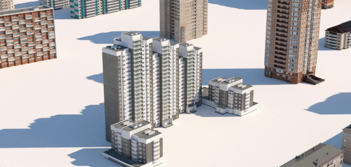 [建筑景观] 30组俄罗斯建筑群环境场景3D模型合集(图4)