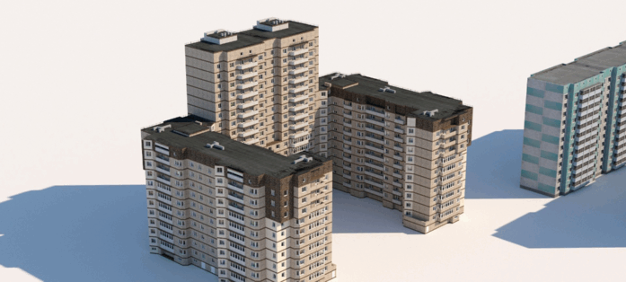 [建筑景观] 30组俄罗斯建筑群环境场景3D模型合集(图6)