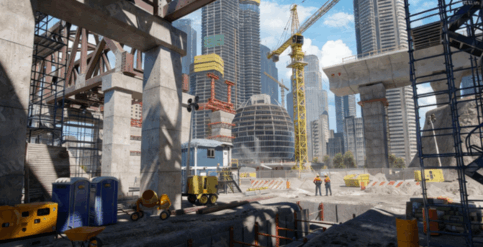 [建筑景观] 摩天大楼建筑工地钢筋水泥建筑环境场景3D模型合集(图2)