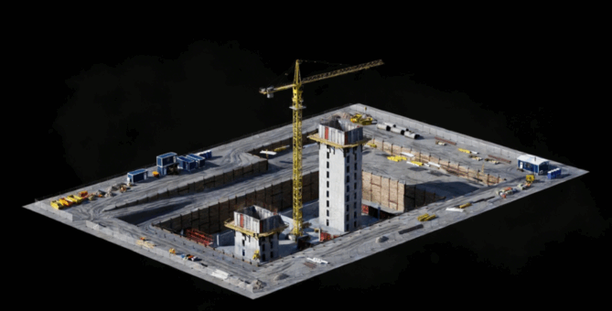 [建筑景观] 摩天大楼建筑工地钢筋水泥建筑环境场景3D模型合集(图3)