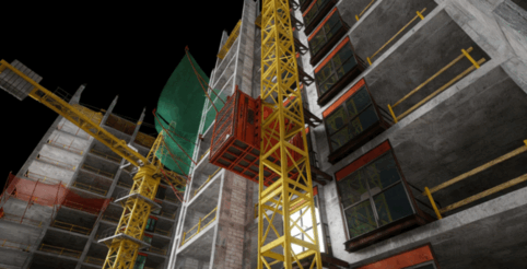 [建筑景观] 摩天大楼建筑工地钢筋水泥建筑环境场景3D模型合集(图4)