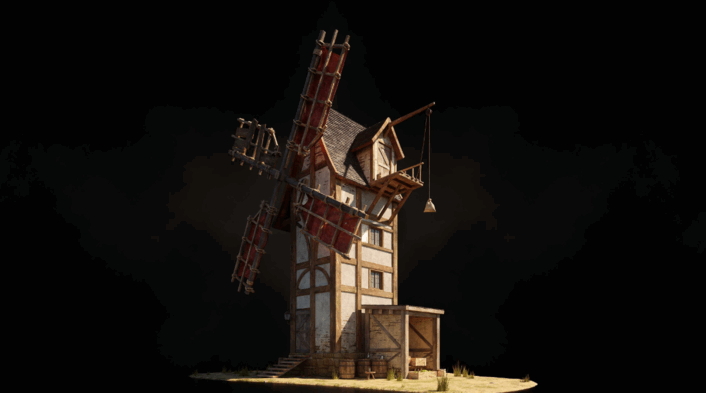 [建筑景观] 魔法城堡世界相关建筑景观场景3D模型合集(图4)