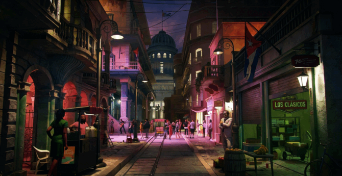 [建筑景观] 夜幕下的哈瓦那城市建筑环境场景3D模型合集(图2)