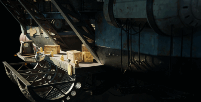 [建筑景观] 天空之城房屋飞船建筑场景3D模型合集(图3)