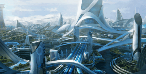 [建筑景观] 乌托邦新未来主义城市建筑景观3D模型合集(图7)