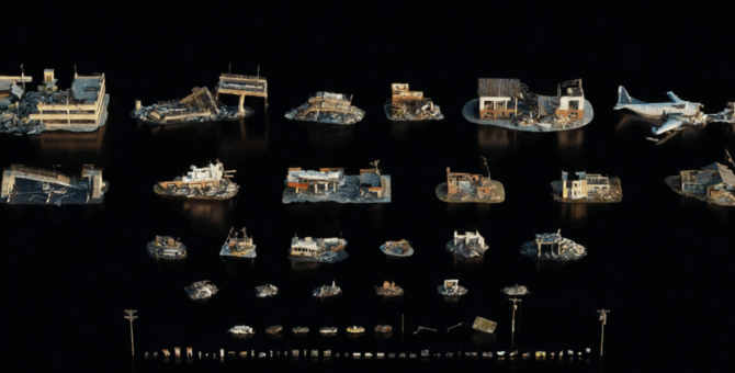 [建筑景观] 世界末日灾难城市建筑环境场景3D模型合集(图3)