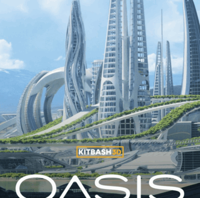 [建筑景观] 未来乌托邦城市摩天大楼建筑景观3D模型合集 完整版(图1)