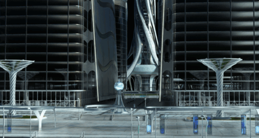 [建筑景观] 未来乌托邦城市摩天大楼建筑景观3D模型合集 完整版(图4)