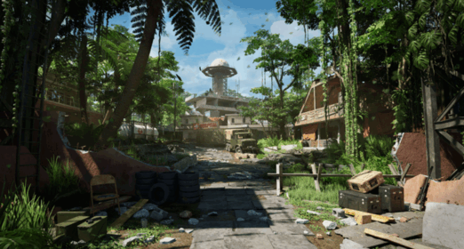 [建筑景观] 战争前线基地指挥中心相关建筑景观场景3D模型合集(图2)