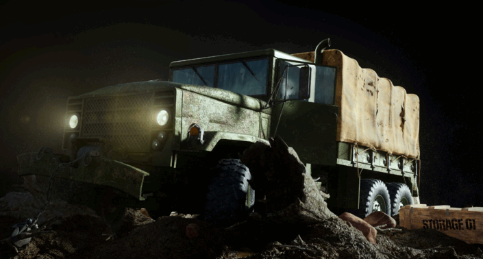 [建筑景观] 战争前线基地指挥中心相关建筑景观场景3D模型合集(图4)