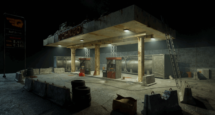 [建筑景观] 战争前线基地指挥中心相关建筑景观场景3D模型合集(图6)