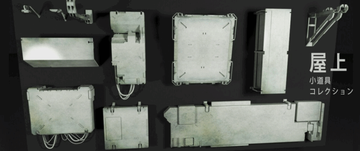 [建筑景观] 100组屋顶和外部模块化套件3D模型合集(图3)