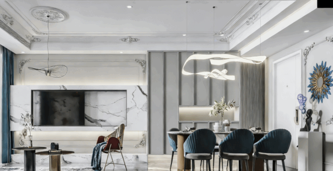 美式案例、效果图参考 130套(图3)