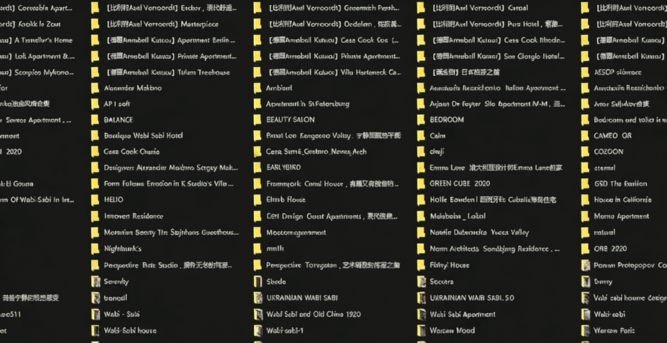  【案例图集】侘寂风（Wabi-Sabi style）丨概念图+住宅别墅设计案例(图1)
