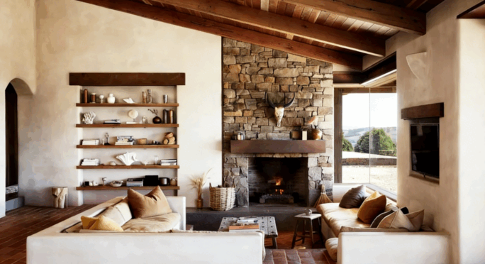  【案例图集】侘寂风（Wabi-Sabi style）丨概念图+住宅别墅设计案例(图4)