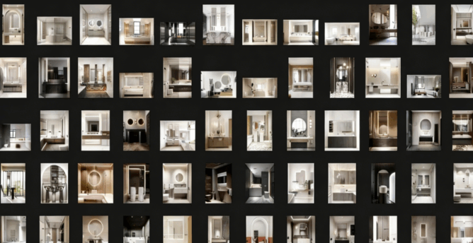 2021最新卫生间设计｜100款案例参考(图1)