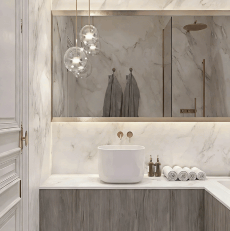 2021最新卫生间设计｜100款案例参考(图5)