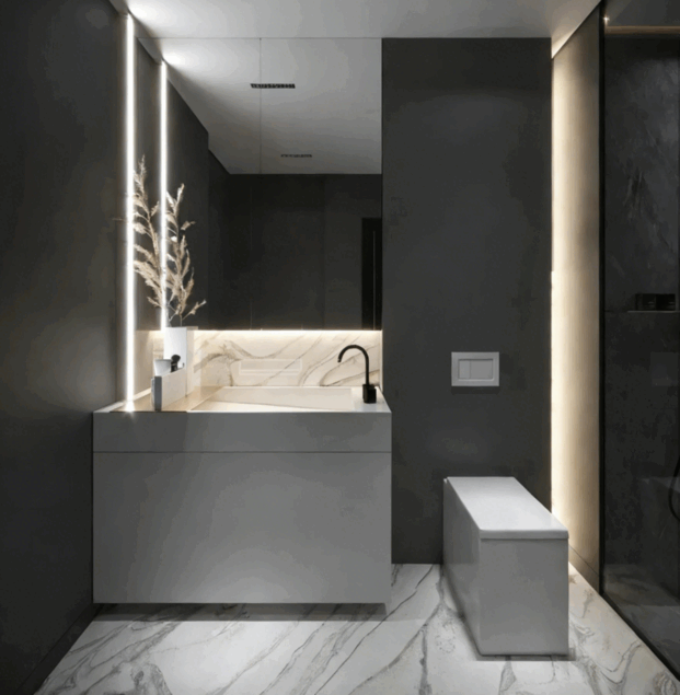 2021最新卫生间设计｜100款案例参考(图6)