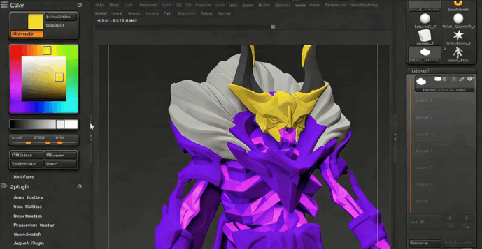 DOTA刀塔2游戏角色制作Zbrush视频教程 (图4)