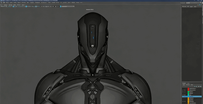  Maya与Zbrush角色硬表面建模实例训练视频教程 (图3)