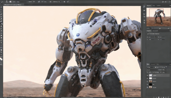 酷炫Zbrush机器人3D设计制作流程视频教程 (图2)
