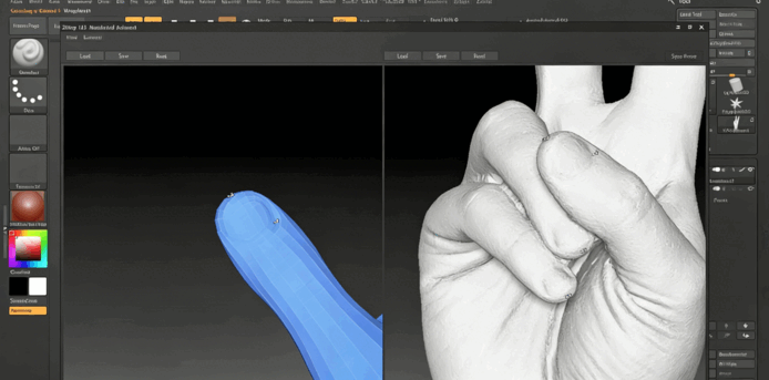ZBrush插件ZWrap模型扫描拓扑中文教程与插件完整制作流程视频教程 (图5)