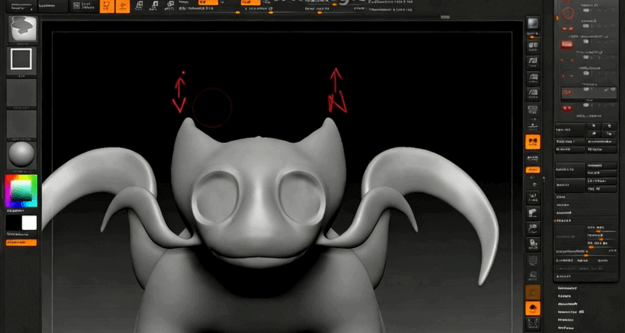 ZBrush卡通宠物精灵雕刻绘制视频教程第二季 (图4)