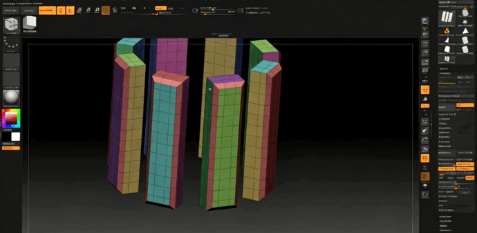 ZBrush机械人脸硬表面建模工作流程视频教程 (图2)