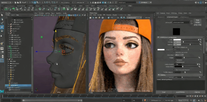 ZBrush潮流个性女孩雕刻制作完整流程视频教程(图4)