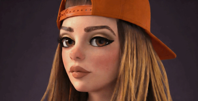 ZBrush潮流个性女孩雕刻制作完整流程视频教程(图5)