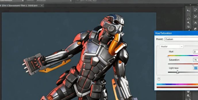 ZBrush未来派机甲人硬表面雕刻视频教程 (图2)