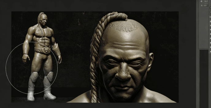 ZBrush游戏角色肖像逼真骨骼肌肉视制作频教程第一季(图4)