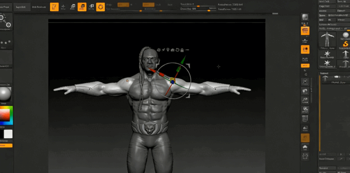ZBrush游戏角色肖像逼真骨骼肌肉视制作频教程第一季(图5)