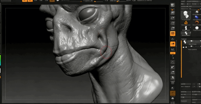 Zbrush数字雕刻基础技能工作流程训练视频教程 (图3)