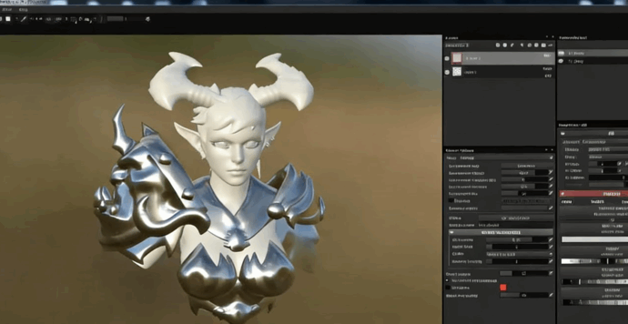 游戏女性英雄角色完整制作流程视频教程 (图4)