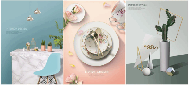 宜家风简约软装摆件PSD源文件(图5)