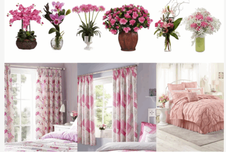 粉色系列家具灯饰布艺饰品等软装素材(图2)