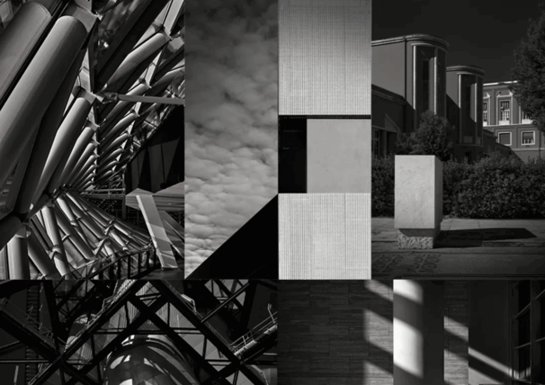 黑白建筑细部光影图设计素材资料(图5)