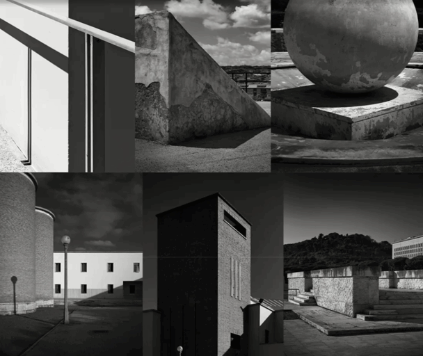 黑白建筑细部光影图设计素材资料(图3)