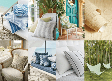 国外概念壁纸布艺抱枕家具细节局部搭配软装素材图(图4)