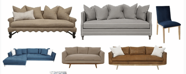 沙发座椅类PNG免抠图无底软装设计素材(图1)