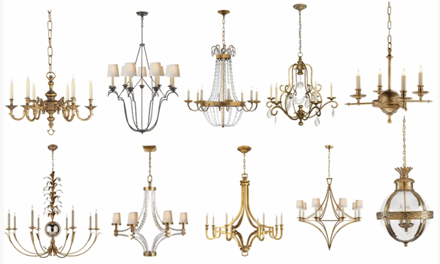 时尚吊灯吸顶灯PNG免抠图软装设计素材(图2)