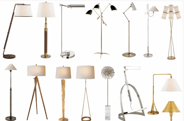 新品台灯落地灯PNG免抠图软装设计素材(图1)